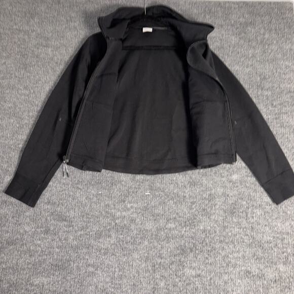 Nike Hoodie Womens Medium Black Tech Fleece Full Zip Jacket CW4298-010 Athletic - Picture 4 of 15